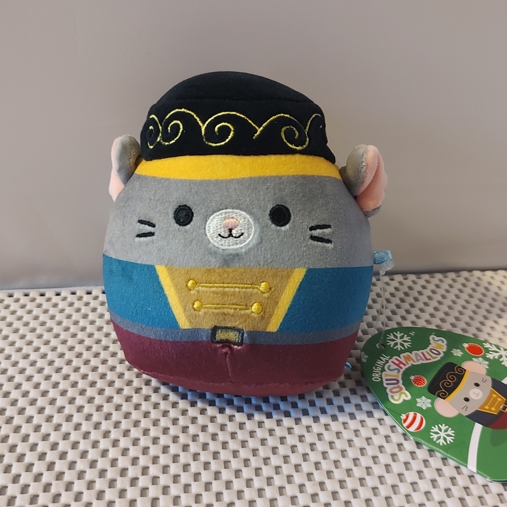 Squishmallow Ornament Murray Plush Mouse Christmas Nutcracker